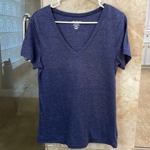 Old Navy vintage v-neck t-shirt Heathered blue